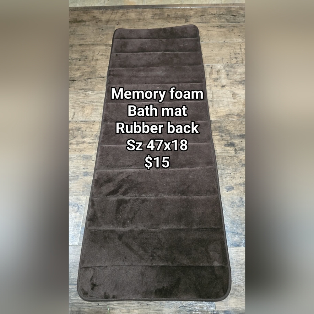 Memory foam bathmat